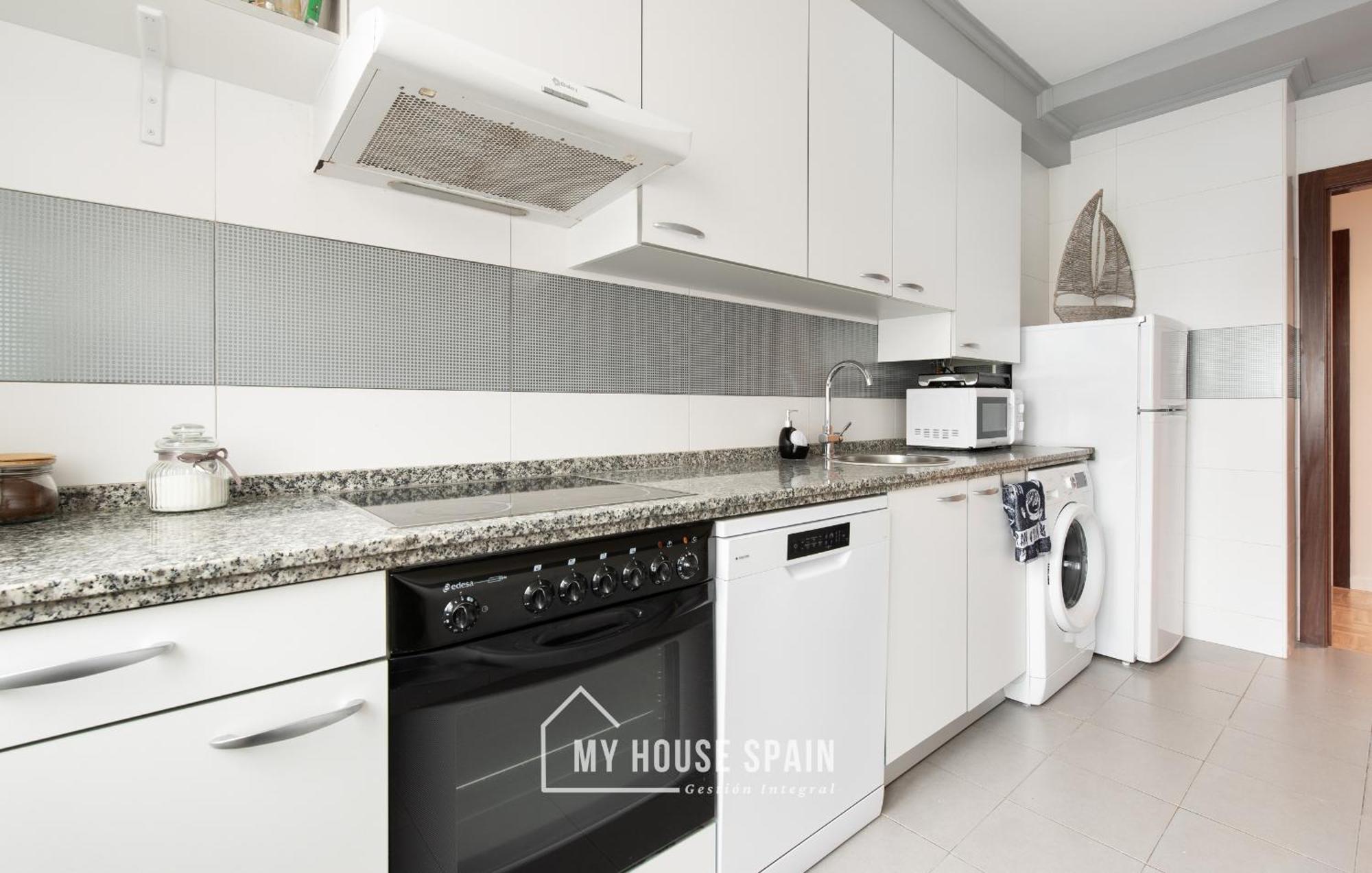 Myhousespain- Precioso Piso Playa Poniente Gijon Exterior photo
